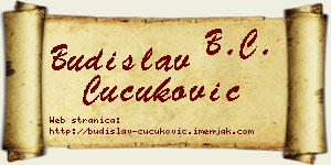 Budislav Čučuković vizit kartica